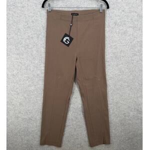 NWT Franne Golde Khaki Original Tapered Slim Ankle Magic Pant Size MEDIUM